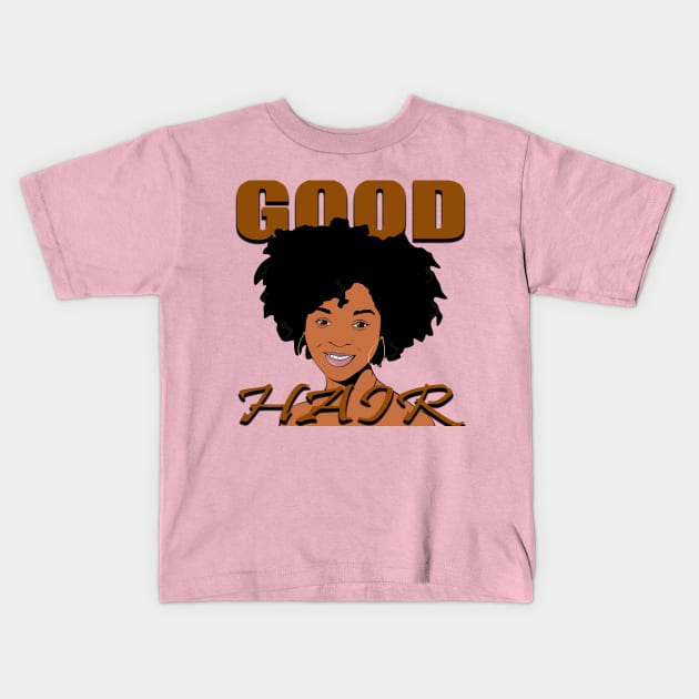 Good Hair Kids T-Shirt by Diaspora Wear